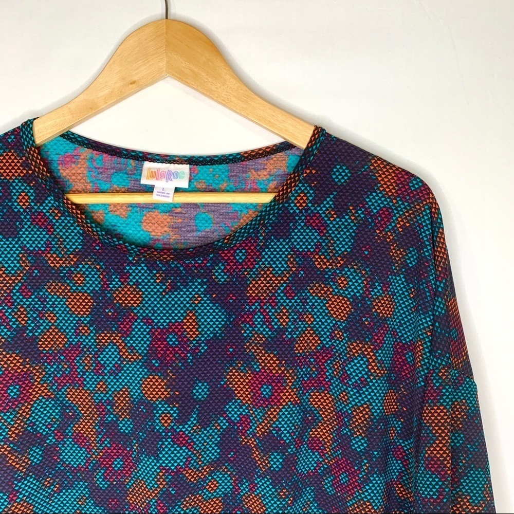 NWT Lularoe Irma multicolor top Large